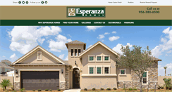 Desktop Screenshot of esperanzahomes.com