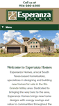 Mobile Screenshot of esperanzahomes.com